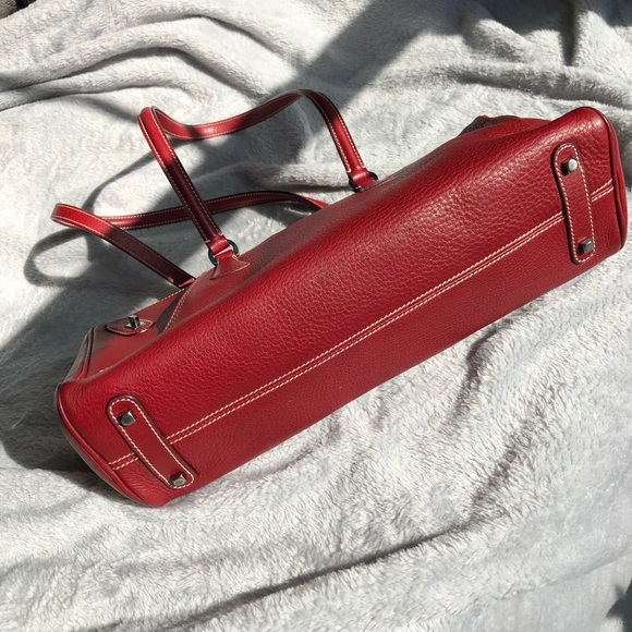 Salvatore Ferragamo Red Handbag Purse - Picture 7 of 10